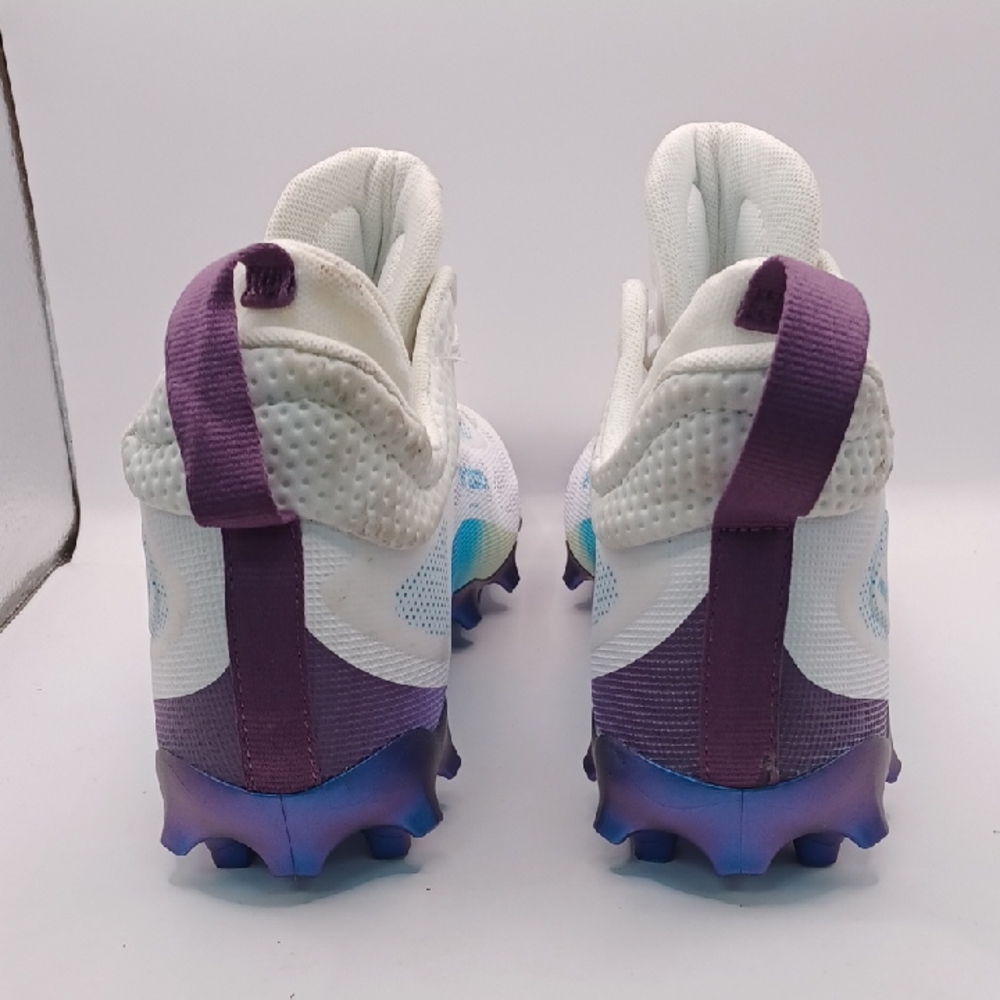 NEW New Balance Feeeze LX V4 Lacrosse Cleats-White/Blue/Purple Size M:8.5 W:10 - Picture 3 of 13